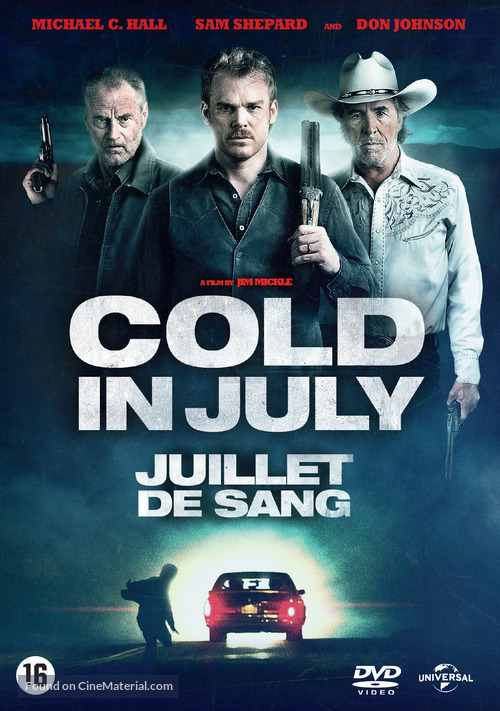 Cold in July - Belgian DVD movie cover