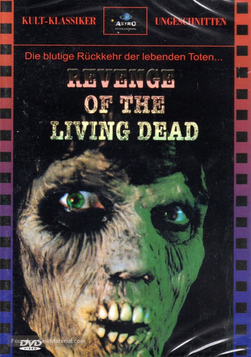 La revanche des mortes vivantes - German DVD movie cover