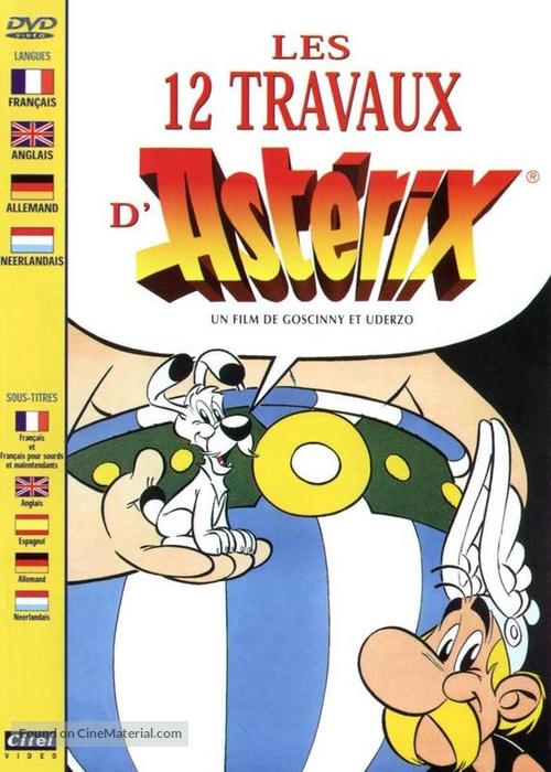 Les douze travaux d&#039;Ast&eacute;rix - French DVD movie cover