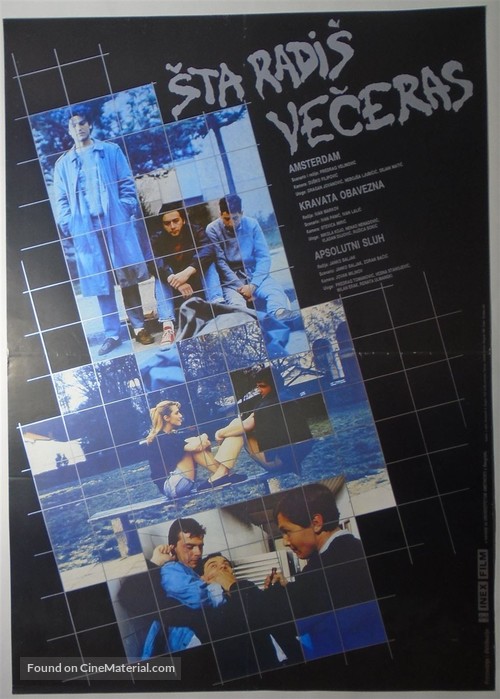 Sta radis veceras - Yugoslav Movie Poster