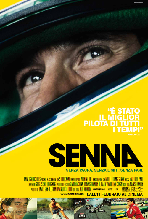 Senna - Italian Movie Poster