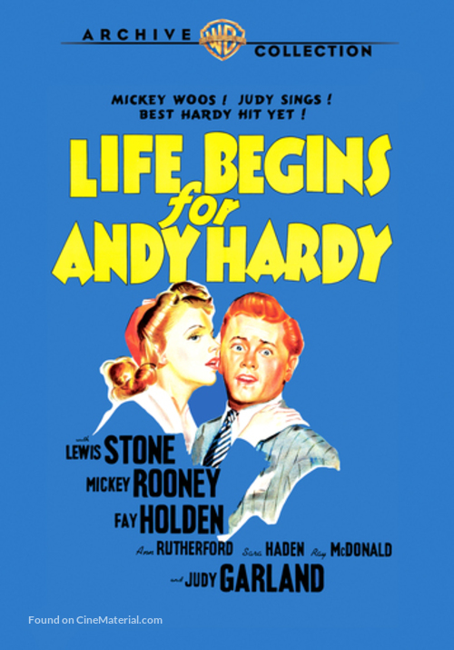 Life Begins for Andy Hardy - DVD movie cover