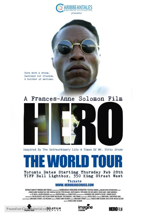 HERO Inspired by the Extraordinary Life &amp; Times of Mr. Ulric Cross - Canadian Movie Poster