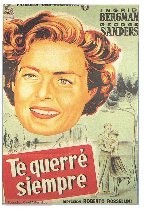 Viaggio in Italia - Spanish Movie Poster