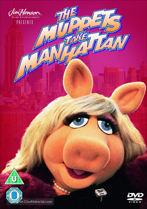 The Muppets Take Manhattan - British DVD movie cover