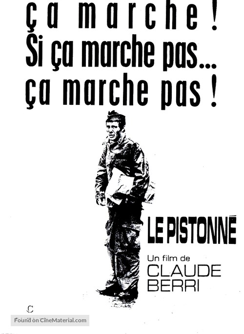 Le pistonn&eacute; - French Movie Poster