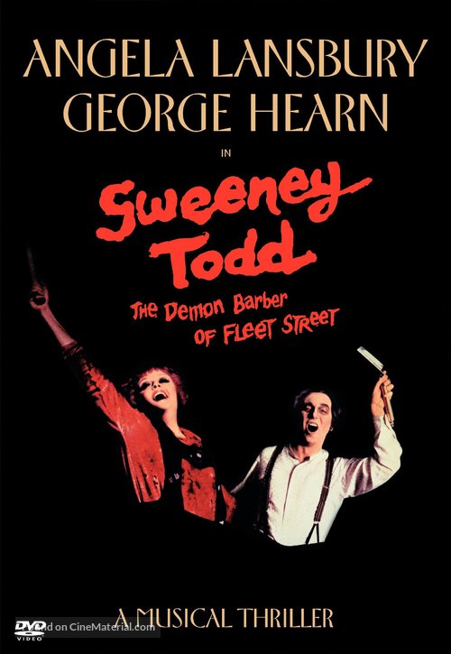 Sweeney Todd: The Demon Barber of Fleet Street - DVD movie cover