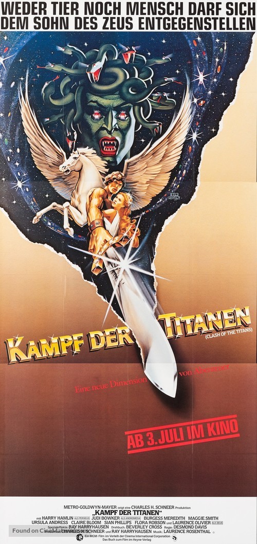Clash of the Titans - German Advance movie poster