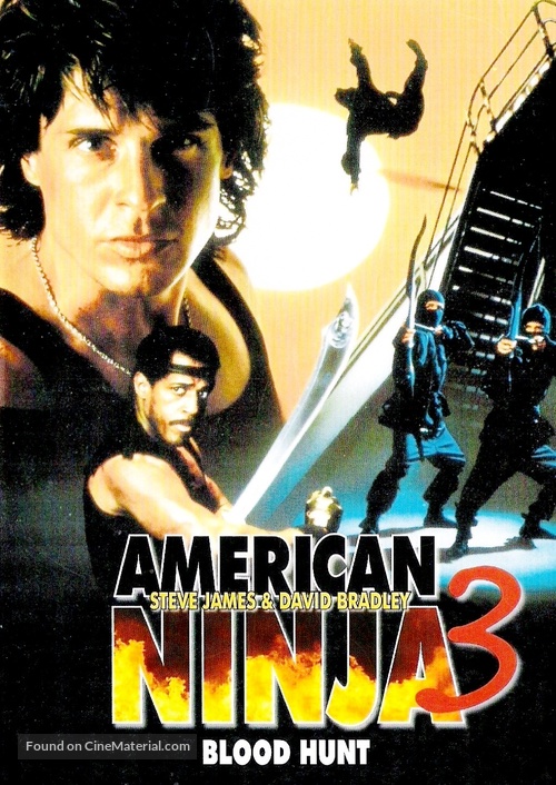American Ninja 3: Blood Hunt - Dutch DVD movie cover