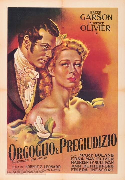 Pride and Prejudice - Italian Movie Poster