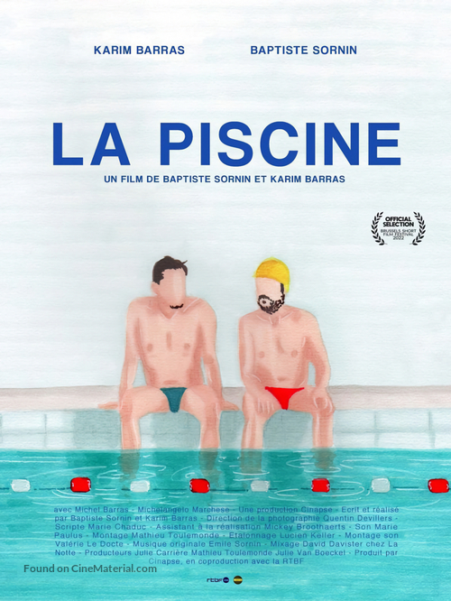 La Piscine - Belgian Movie Poster