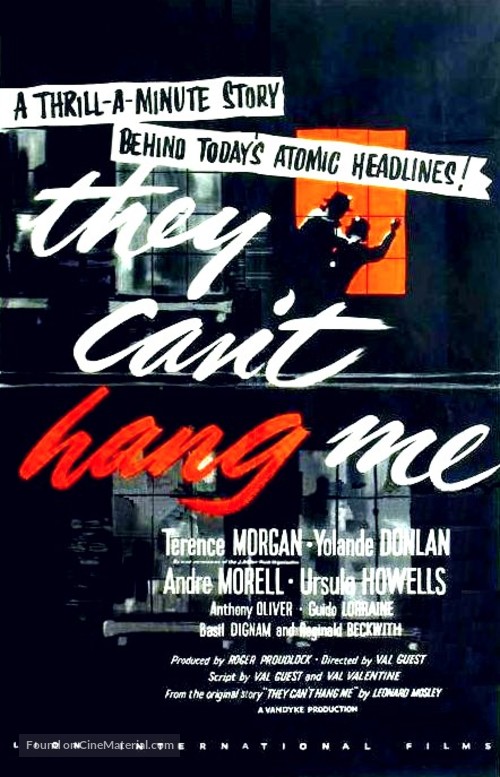 They Can&#039;t Hang Me - British Movie Poster