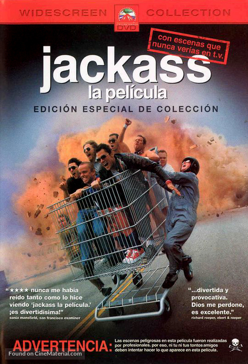 Jackass: The Movie - Spanish Movie Cover