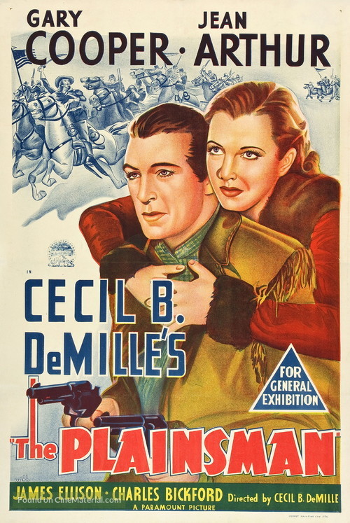 The Plainsman - Australian Movie Poster