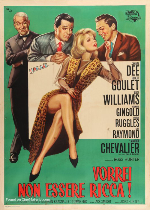 I&#039;d Rather Be Rich - Italian Movie Poster