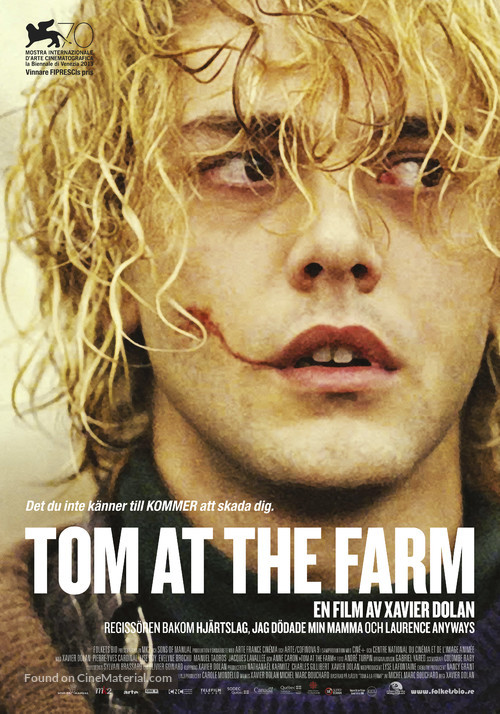 Tom &agrave; la ferme - Swedish Movie Poster