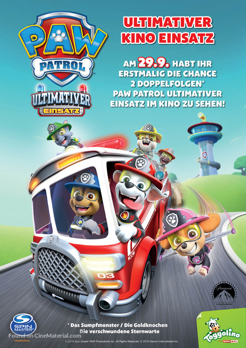 &quot;PAW Patrol&quot; - German Movie Poster