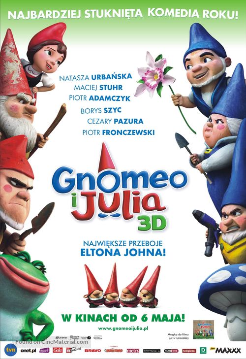 Gnomeo &amp; Juliet - Polish Movie Poster