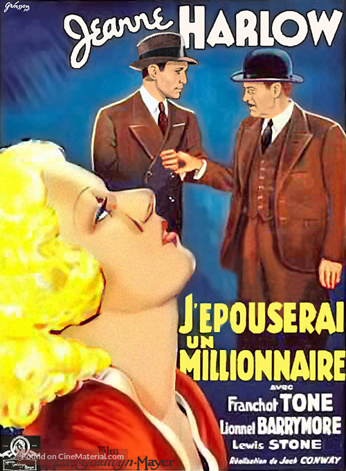 The Girl from Missouri - French Movie Poster