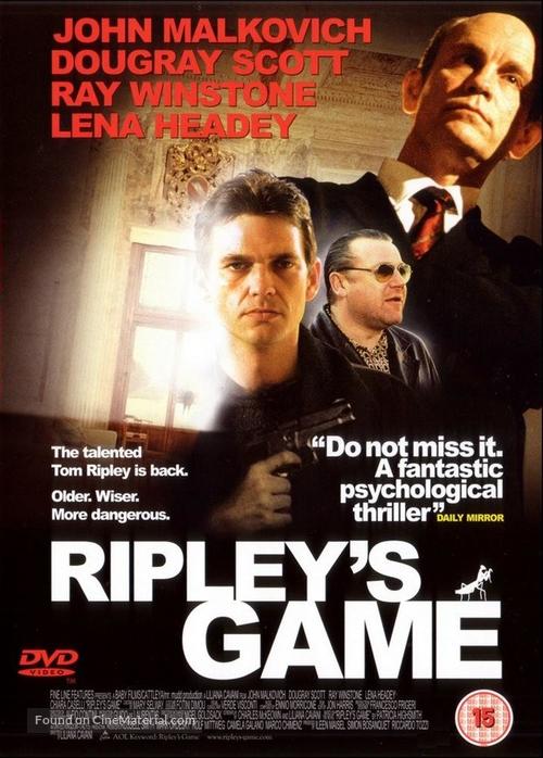Ripley&#039;s Game - British DVD movie cover