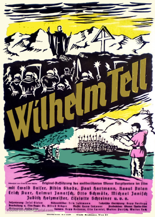 Wilhelm Tell - German Movie Poster