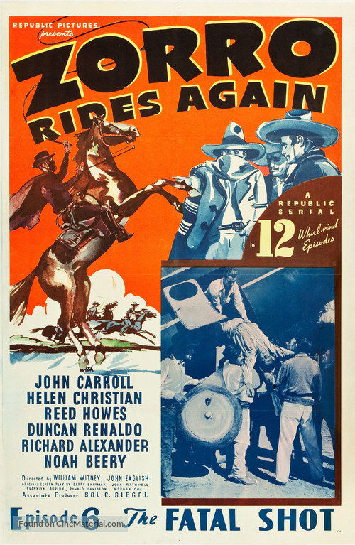 Zorro Rides Again - Movie Poster