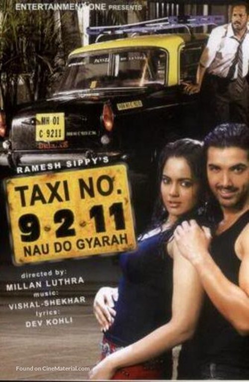 Taxi Number 9211 - Indian DVD movie cover