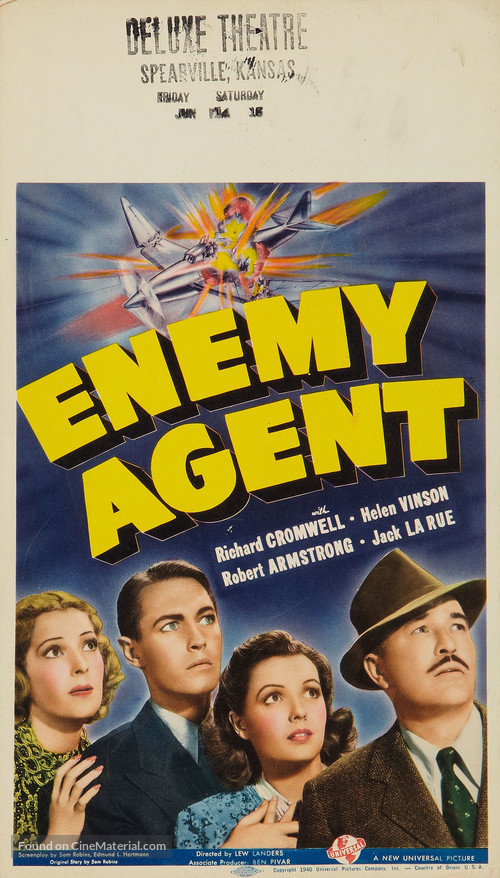 Enemy Agent - Movie Poster