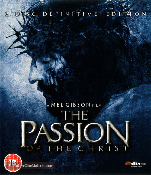 The Passion of the Christ - British Blu-Ray movie cover