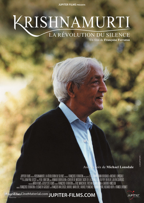 Krishnamurti, la r&eacute;volution du silence - French Movie Poster