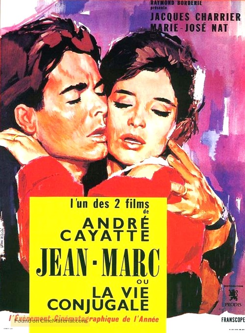Jean-Marc ou La vie conjugale - French Movie Poster