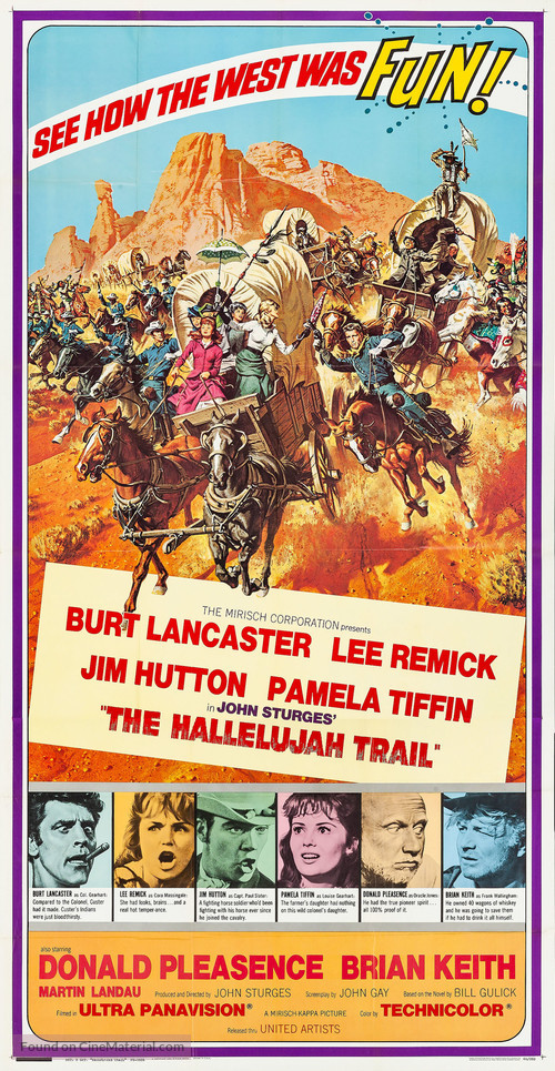 The Hallelujah Trail - Movie Poster