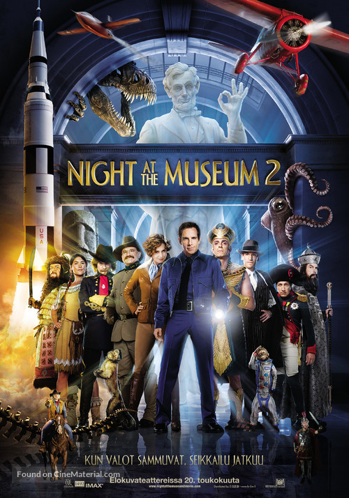 Night at the Museum: Battle of the Smithsonian - Finnish Movie Poster