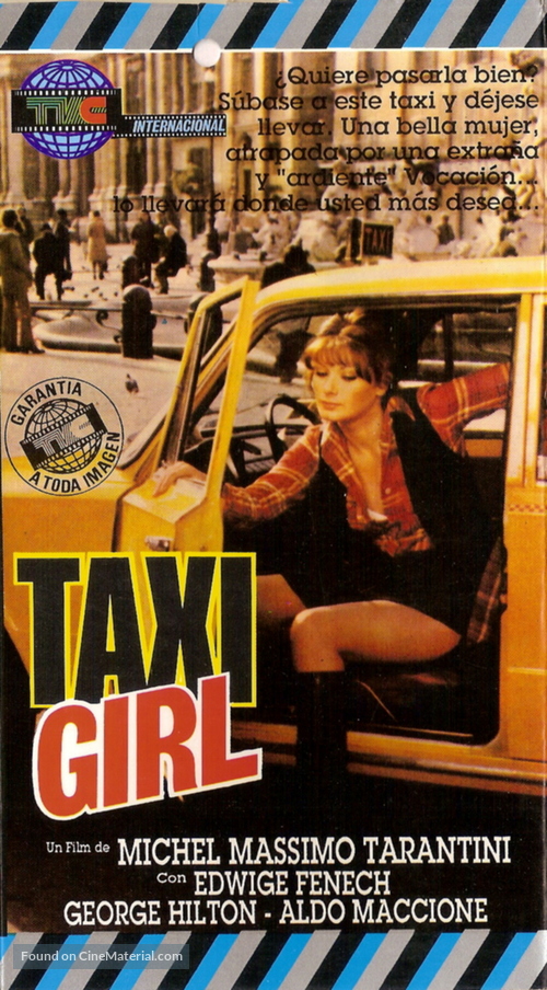 Taxi Girl - Argentinian VHS movie cover