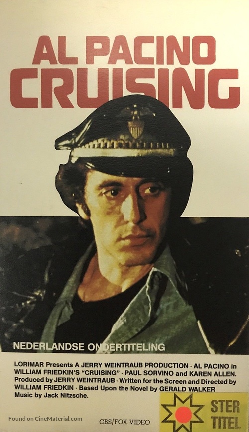 Cruising - Dutch VHS movie cover