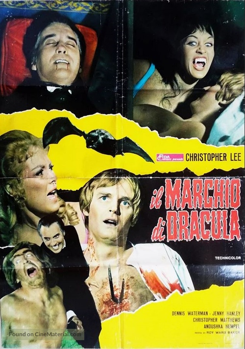 Scars of Dracula - Italian Movie Poster