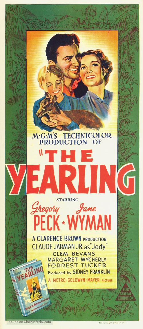 The Yearling - Australian Movie Poster