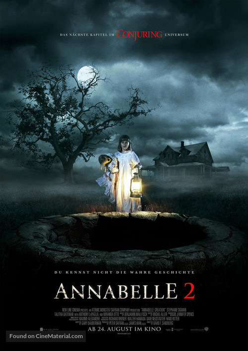 Annabelle: Creation - German Movie Poster