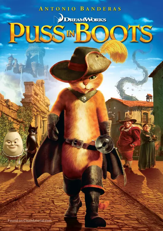 Puss in Boots - DVD movie cover