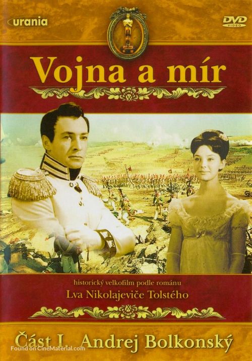 Voyna i mir I: Andrey Bolkonskiy - Czech DVD movie cover