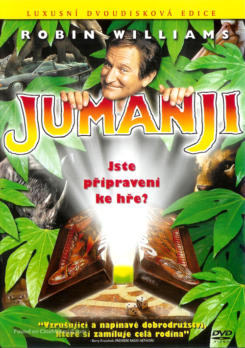 Jumanji - Czech DVD movie cover