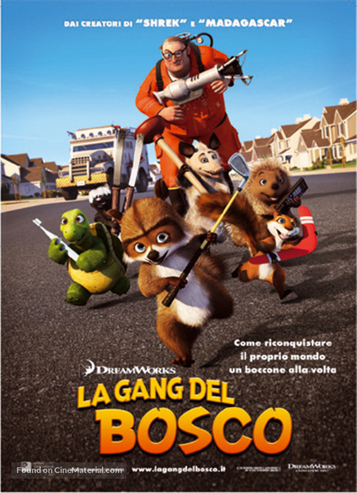 Over the Hedge - Italian Movie Poster