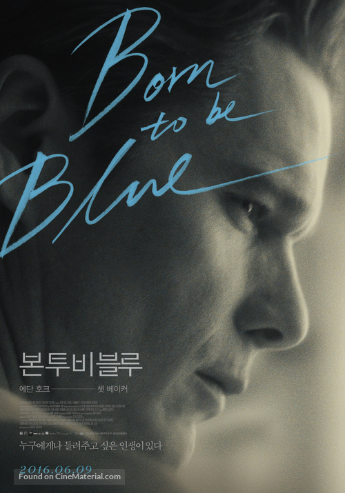 Born to Be Blue - South Korean Movie Poster
