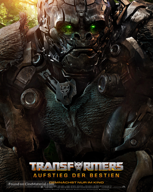 Transformers: Rise of the Beasts - German Movie Poster