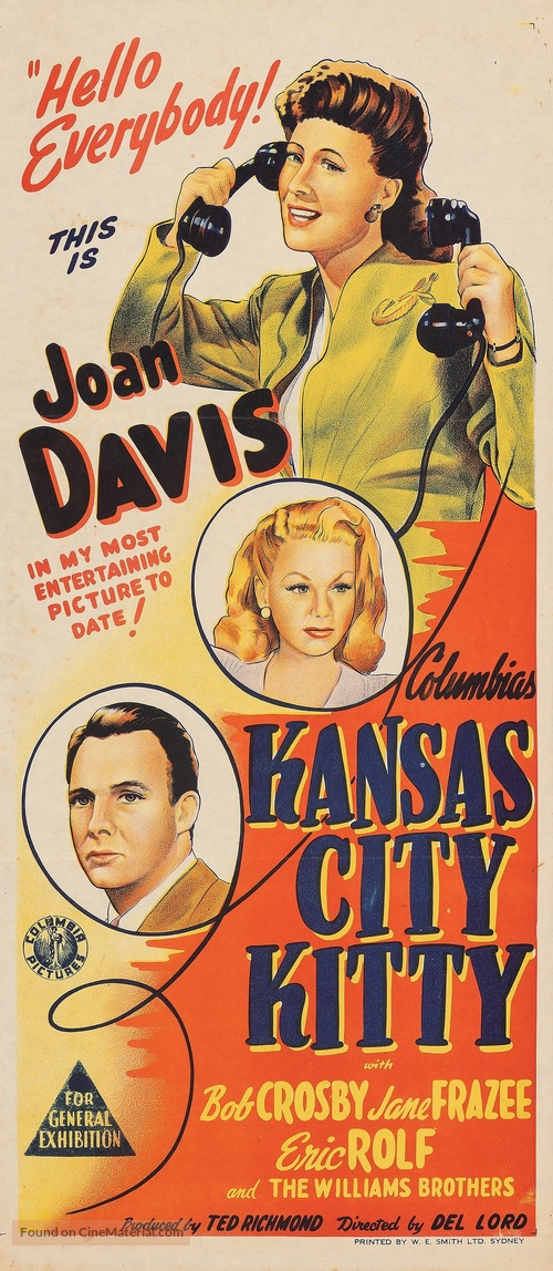 Kansas City Kitty - Australian Movie Poster