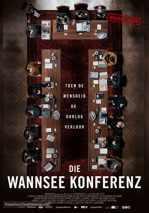 Die Wannseekonferenz - Dutch Movie Poster