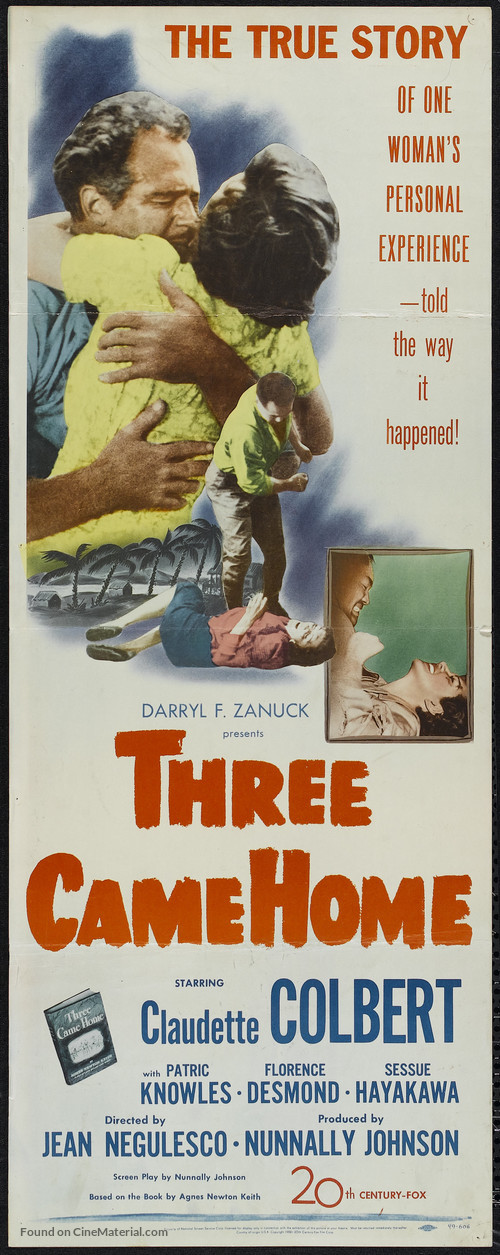 Three Came Home - Movie Poster