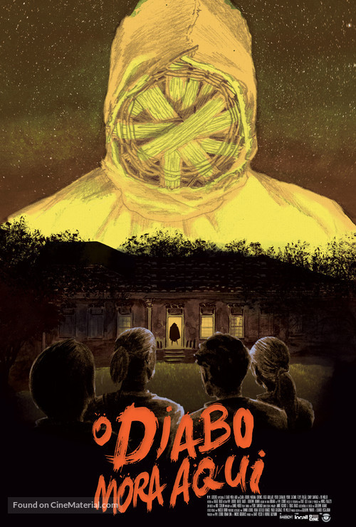 O Diabo Mora Aqui - Brazilian Movie Poster