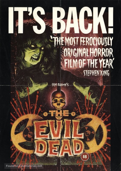 The Evil Dead - British Movie Cover