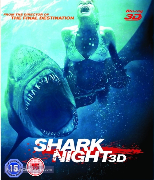 Shark Night 3D - British Blu-Ray movie cover